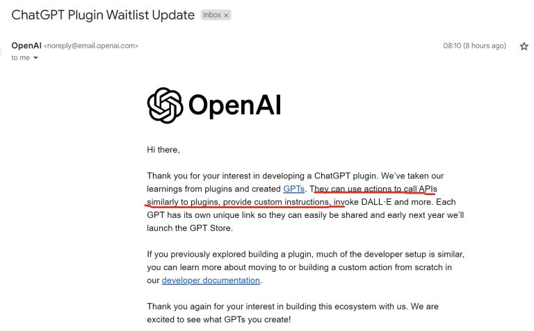 OpenAI’s Evolution: From ChatGPT Plugins to GPTs and the Rise of the GPT Store